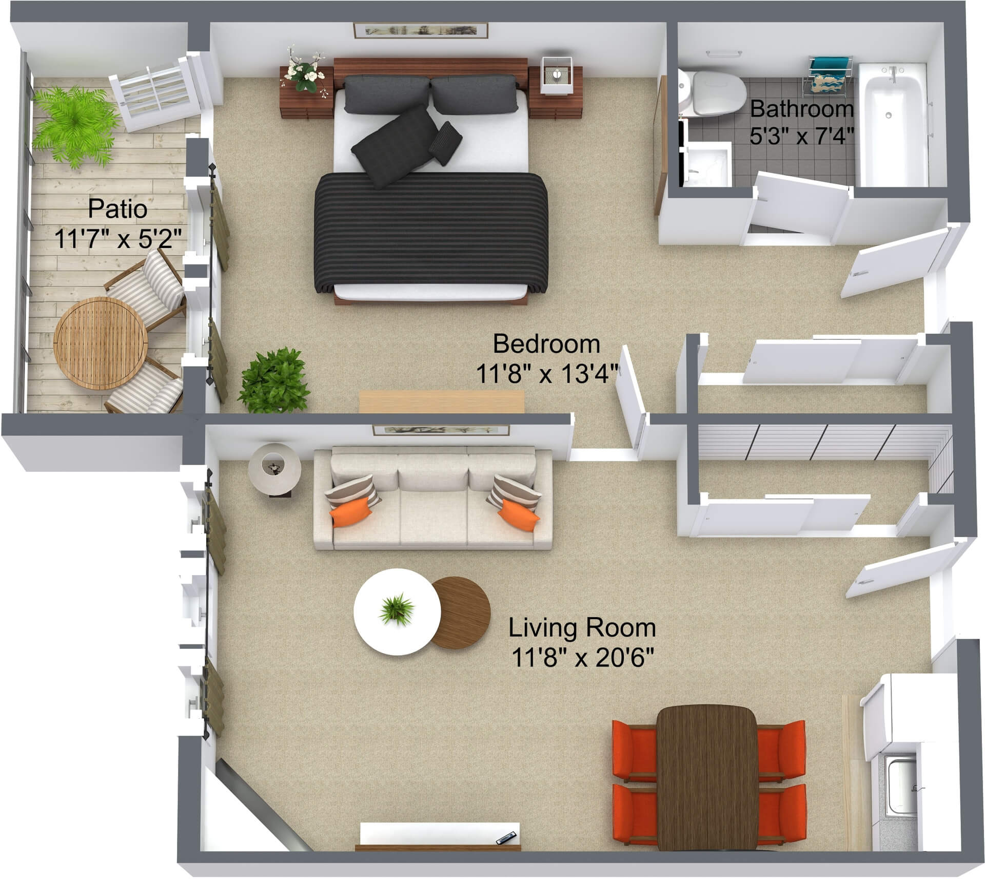 Levante Living Floorplan