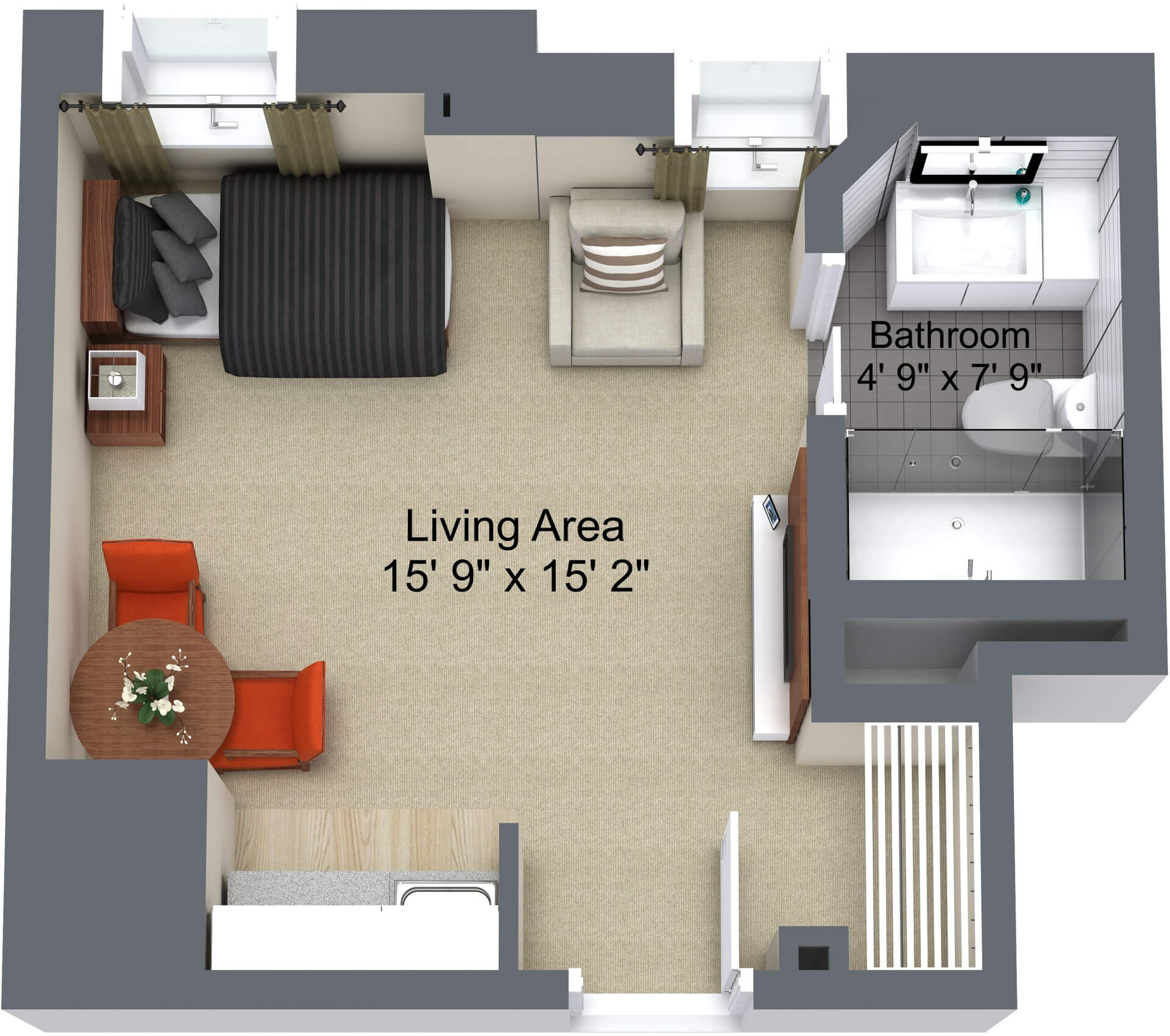 Levante Living Floorplan